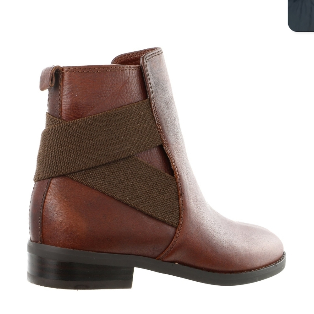 LAUREN Ralph Lauren Kaliyah Leather‎ Ankle Boot GUC Size 6B - Picture 15 of 16